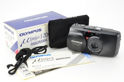 Olympus μ [mju:] Zoom Panorama 35mm Film Camera [Mint] From Japan sam8120