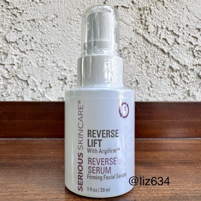 Serious Skincare Reverse Lift Firming Facial Smoothing Firming Serum 1 oz  