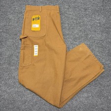 CARHARTT Loose Fit Washed Duck Utility Work Pant Men's Sz 44x36 Brown BN0011-M