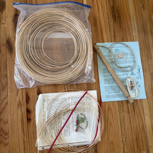 Basket Weaving Material Lot- Oval Reed