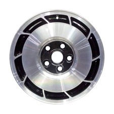 Machined And Painted Black Passenger Side Aluminum Wheel 16X9.5 5X120.65