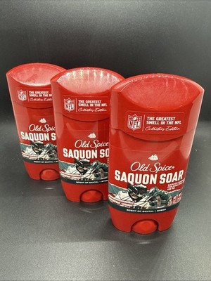 3 Pack Brand New Old Spice NFL Saquon Barkley Soar Antiperspirant/Deo Eagles