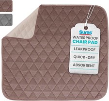 Waterproof Chair Pads for Incontinence 22" X 21" - Washable, Waterproof Seat P
