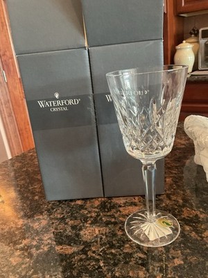 Waterford Lismore Tall Goblet~8.5oz~8-1/4  Tall~Set 4~Individual boxes~NEW