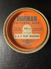 VINTAGE - DORMAN VU-Parts ASST. No. VU-3 - S.A.E Flat Washers