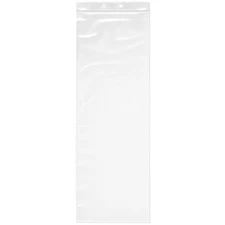 Plymor 6" x 18", 4 Mil Heavy Duty Zipper Reclosable Plastic Bags