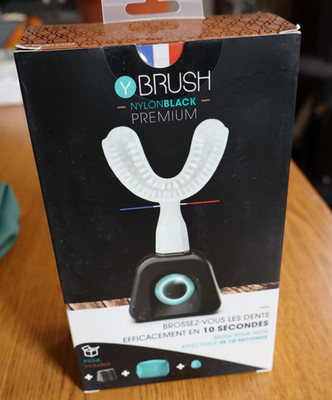 Y-Brush Nylon Black Premium  - Electric Toothbrush - Y-Shaped Brush Size M Adult