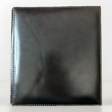 Restoration Hardware Leather 4"x6" Photo Album Book Dark Brown 120 Photos - 30pg