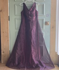 alfred angelo Burgundy prom dress