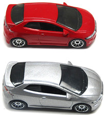 Matchbox 2008 Honda Civic Type R Mb753 Metro Rides Lot 2 Silver Red 161 Mbx