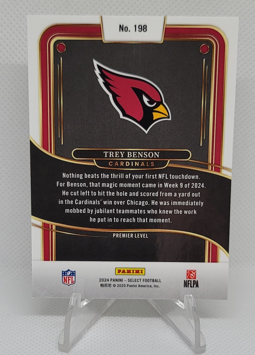 2024 Panini Select Football #198 Trey Benson RC Rookie Card