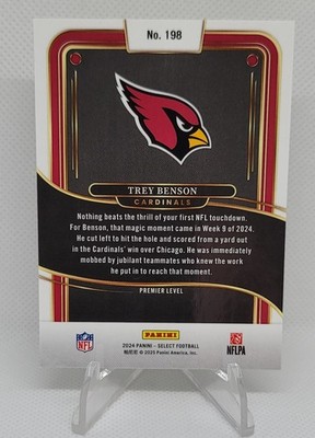 2024 Panini Select Football #198 Trey Benson RC Rookie Card