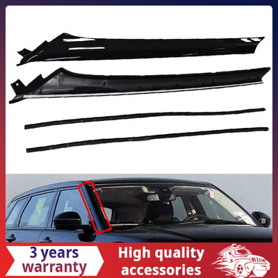 Fit For 2012-19 Range Rover Evoque Left&Right Wind Shield A Pillar Trim Molding