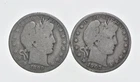 1892-1915 Lot 2 1899 1907-O Barber 90% Half Dollars - Coin Collection *044