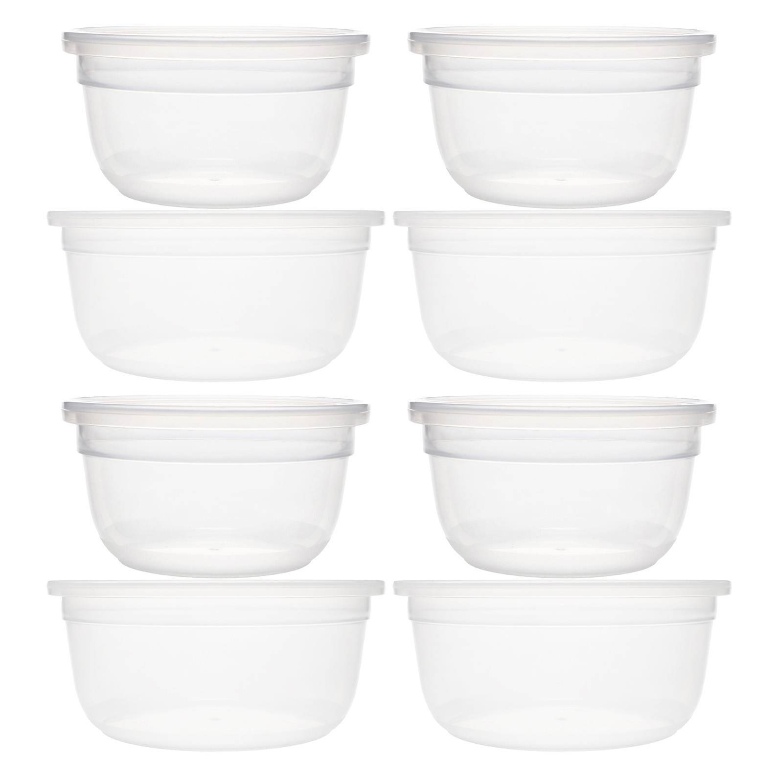 Snapware 7202R 1.2-Cup & 7201R 4-Cup Plastic Food Storage Containers (4-Pack)