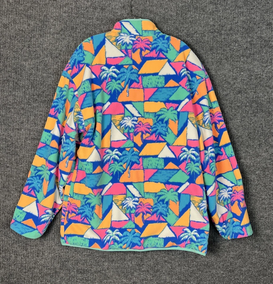 Chaqueta reversible Chubbies para hombre The Lineup talla XL colorida palmeras preppy Foto 2 de 4