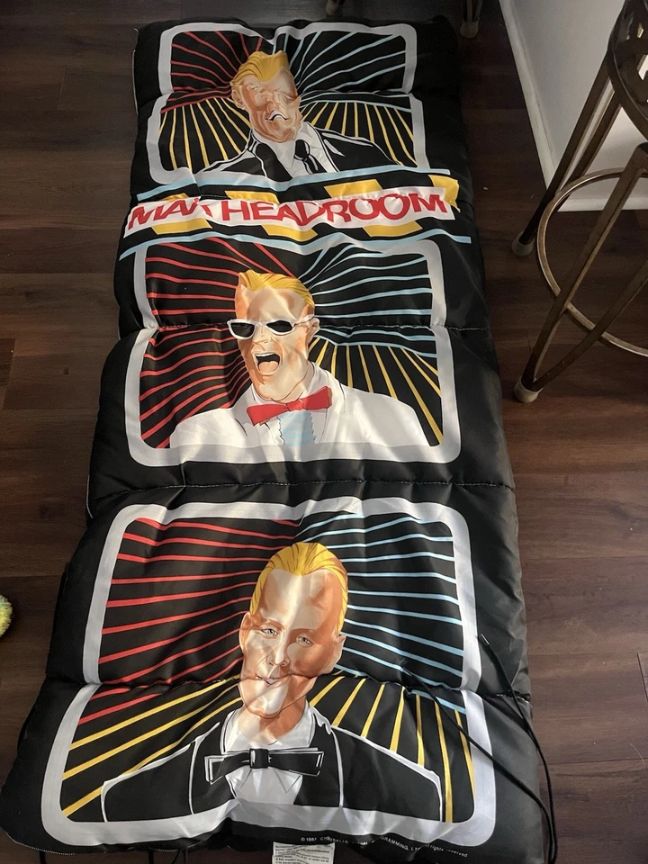 Saco de dormir Max Headroom 5' vintage años 80  Foto 3 de 4