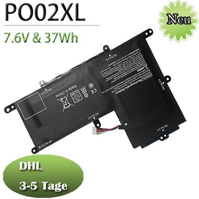   PO02XL akku für HP Stream 11-AH117WM 823908-1C1 823908-2C1 HSTNN-IB7G 11-AK