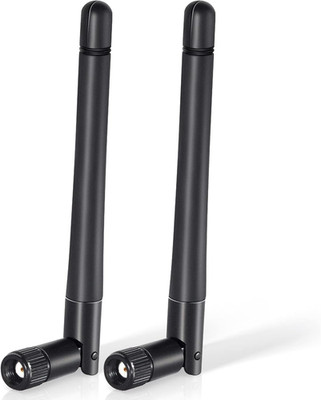 Bingfu WLAN Antenne Dualband 2,4/5,8 Ghz 3Dbi MIMO RP-SMA Stecker Antenne Für Wl