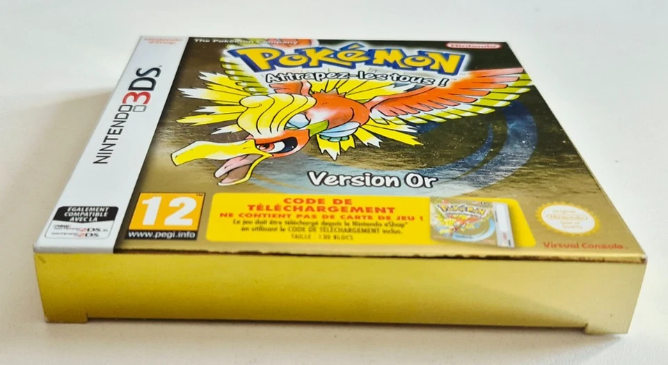 🇫🇷 Pokémon Version Or - Nintendo 3DS - PAL FRA - Code Gratté, photo 2 sur 5