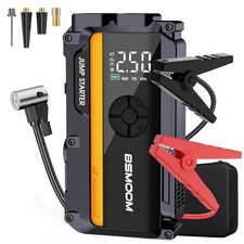 8500A Portable 12V Jump Starter Box with Air Pump LED Flashlight USB Charger UK