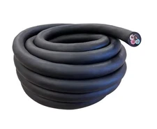 WindyNation 10 ft. 10-Gauge 4 Conductor 600-Volt Black SOOW Cable Cord-NOB