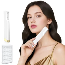 Sonic Dermaplane Razor for Women Face, Three-Speed Rechargeable Dermaplane Razor