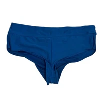 Urbanology Women's XL High Waist Swim Bottom Blue NWT