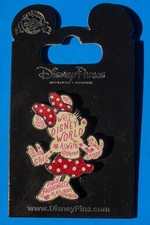 ON CARD- Disney Minnie Mouse Always Adorable Walt Disney World Pin Graffiti
