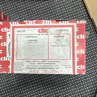 2 Boxes Of Clic Size#8