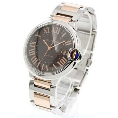 Cartier Ballon Bleu LM W6920032 40mm SS Brown Dial Automatic Watch #C12200