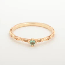 aget Colored stone Ring K10(YG) 0.7g