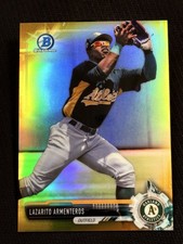 2017 Bowman Chrome GOLD REFRACTOR Lazarito Armenteros 41/50