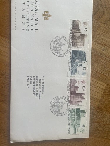 GB UK FDC cover castles 1988 original cost £10 bargain start