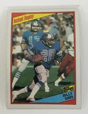 1984 Topps - Instant Replay Billy Sims #261