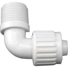 Flair-It 1/2 In. PEX x 1/2 In. MPT 90 Deg. Plastic Compression Male PEX Elbow