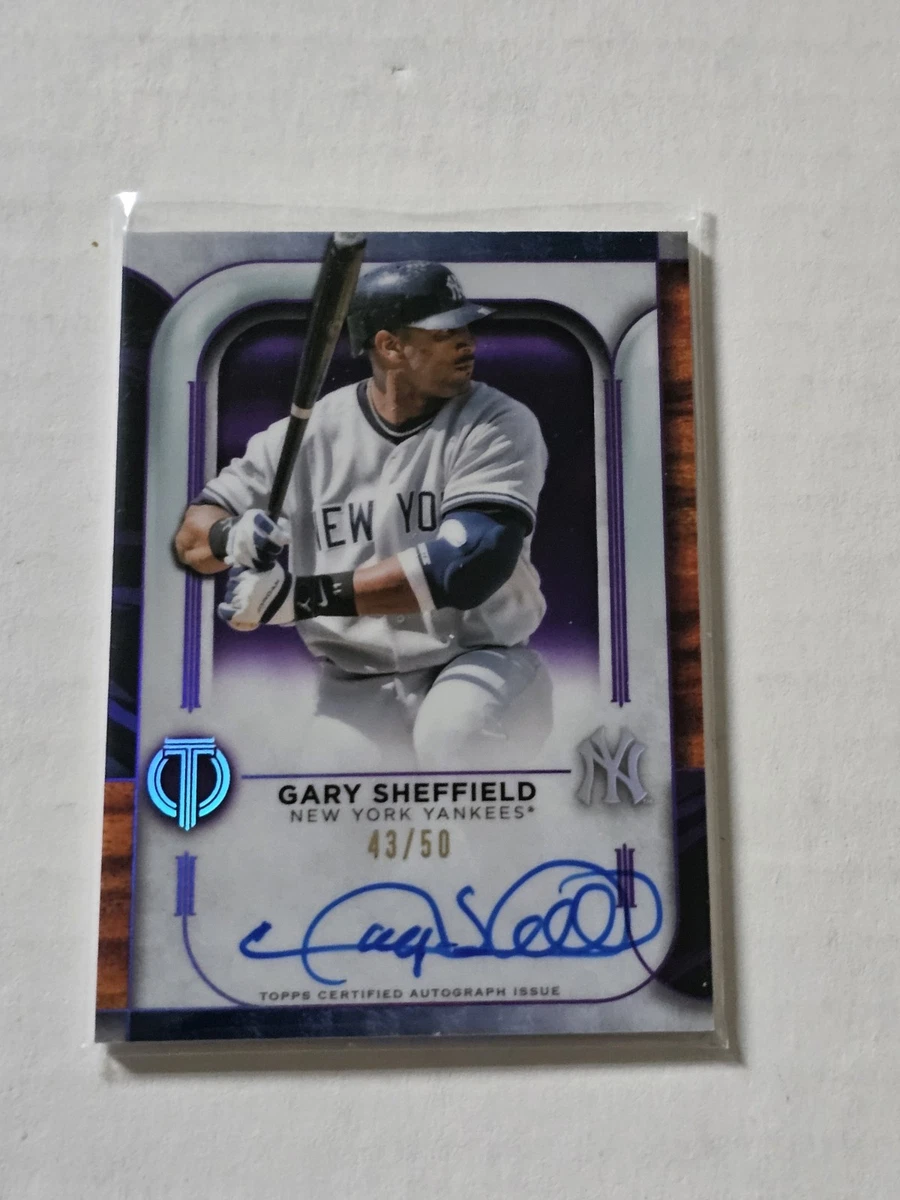 Gary Sheffield Autograph Indiana Baseball Trading Cards for sale