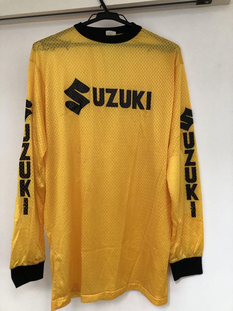 希少ヴィンテージスズキSUZUKIメッシュロンTシャツサイズXL Rare] Vintage Suzuki Motocross Mesh Long T-shirt SUZUKI | eBay