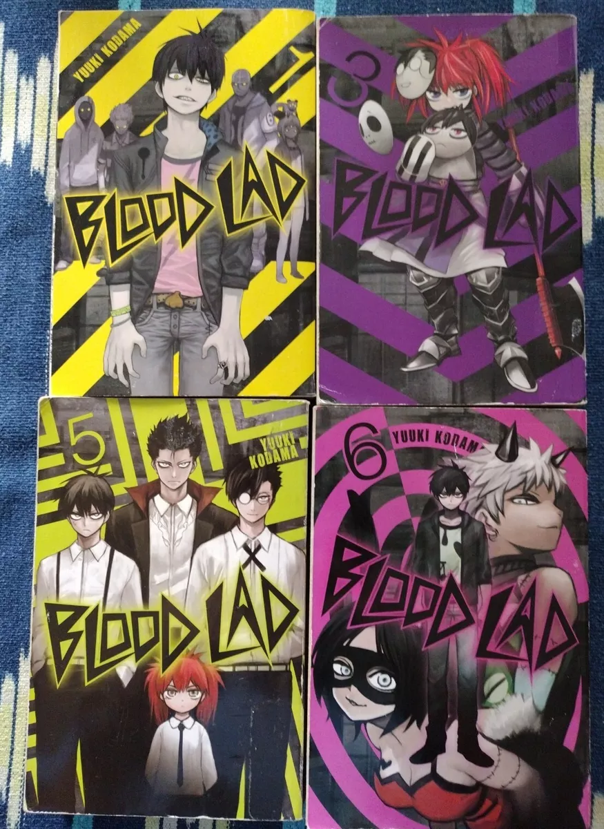 Blood Lad, Vol. 1, 3 , 5, 6, by Yuuki Kodama, English Manga (2014,  Paperback)