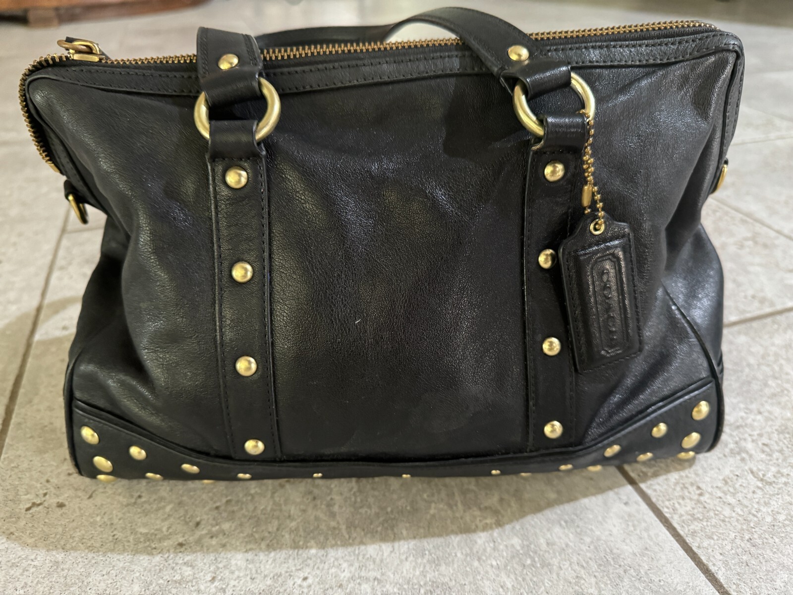 coach black purses and handbags used preowned-image