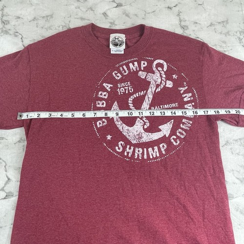 Bubba Gump Shrimp Co. Red T-Shirt Adult Sz S 2012 Baltimore MD Official EUC - Picture 13 of 22