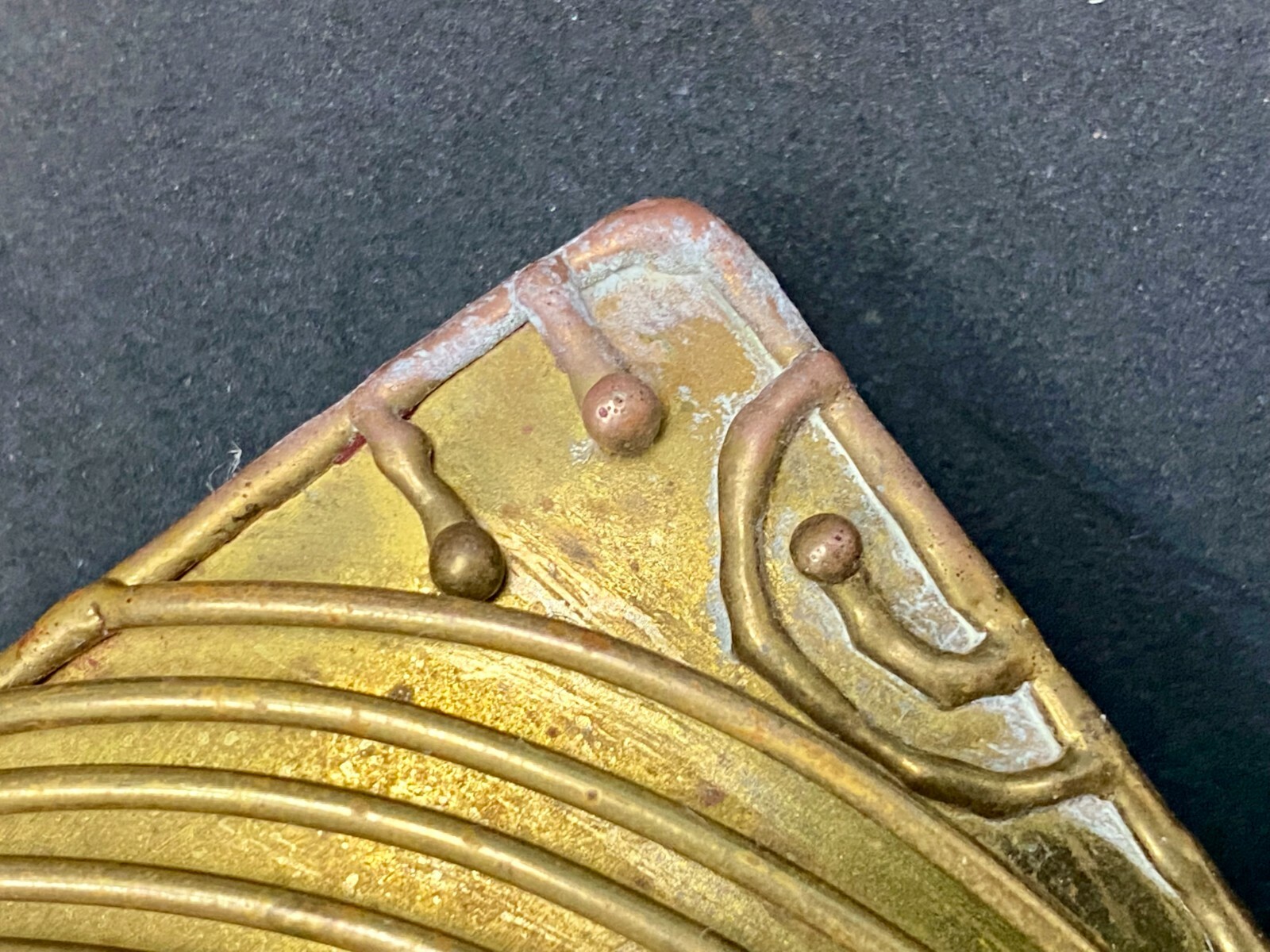 Luciano Brutalist Modernist Rectangular Metal Vin… - image 7