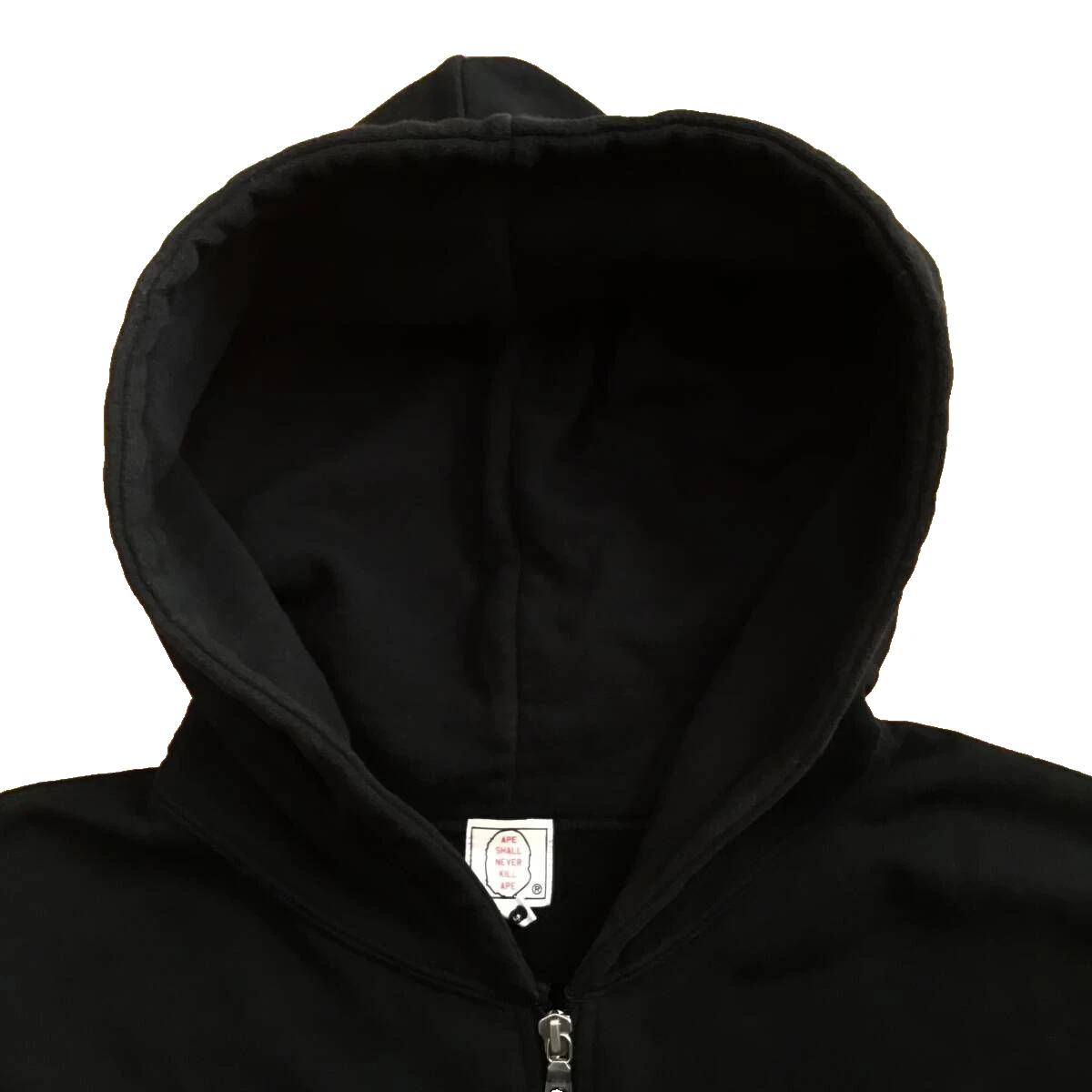 A BATHING APE (BAPE) BAPE Swarovski felpa zip gilet una scimmia da bagno NIGO nero taglia L usatoy