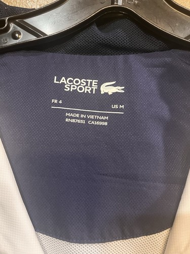 Lacoste Sport Tracksuit Size Medium 2 Piece WH8612 51 2WA NWOT - Picture 19 of 24