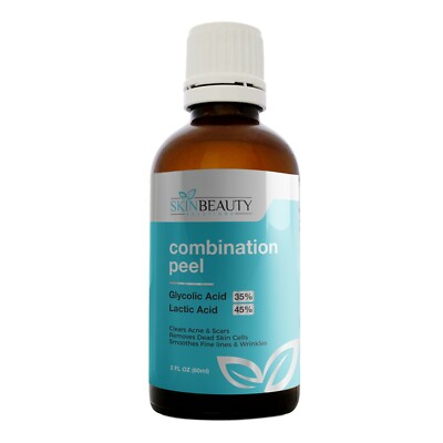 2 oz Glycolic 35% + Lactic 45% AHA Peel Combo for Smoother-Looking Skin