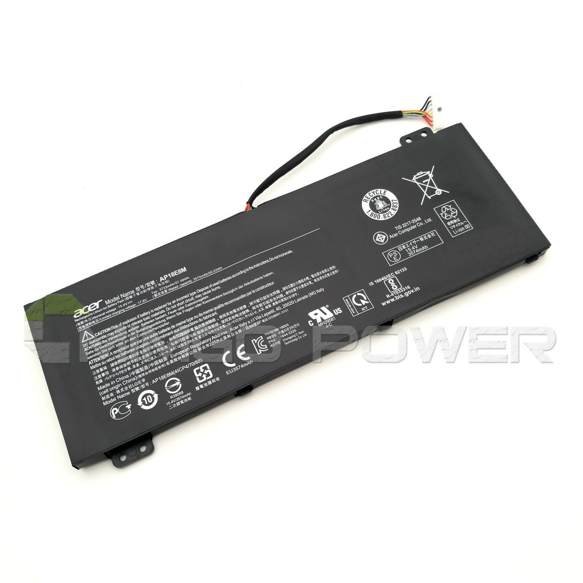 aki New Genuine AP18E8M Battery for Acer Aspire Nitro 5 AN515-54 AN517