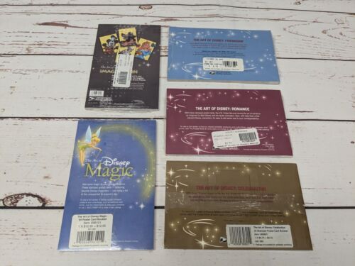 5 Packs of Disney Stamped Post Card Sets 100 Postcards Princess Ariel Mickey NIS - Picture 2 of 7