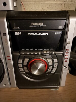 Panasonic SA-AK630 5 CD Changer AM/FM Dual Cassette Stereo