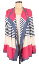 NWT Basler Colorblock Drape Collar Open-Front Cardigan Size 40 (US 8) MSRP $479