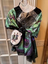 Reversible 2 in 1 Girls Halloween Costume Midnight Butterfly Child Small 4-6